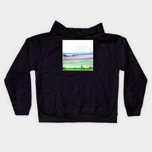 Spring landscape Kids Hoodie